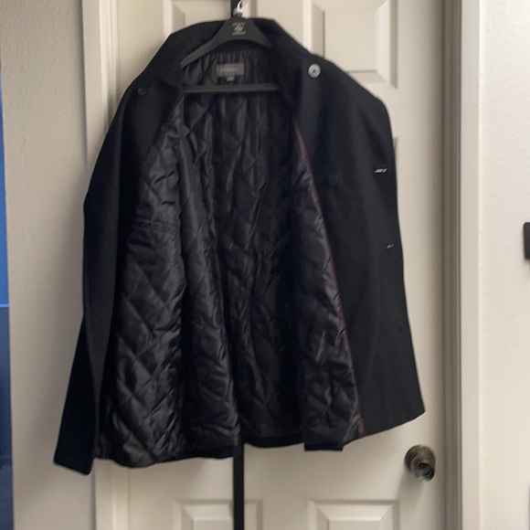 Great condition Large Merona black peacoat - Picture 5 of 6